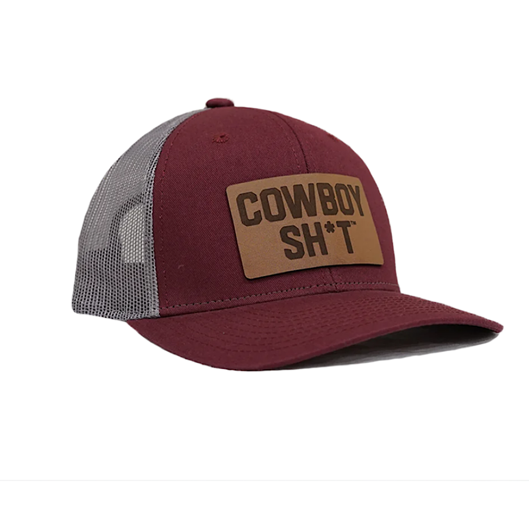 Cowboy Sh*t - The Lethbridge Maroon & Grey Snap Back Men’s Ball Cap