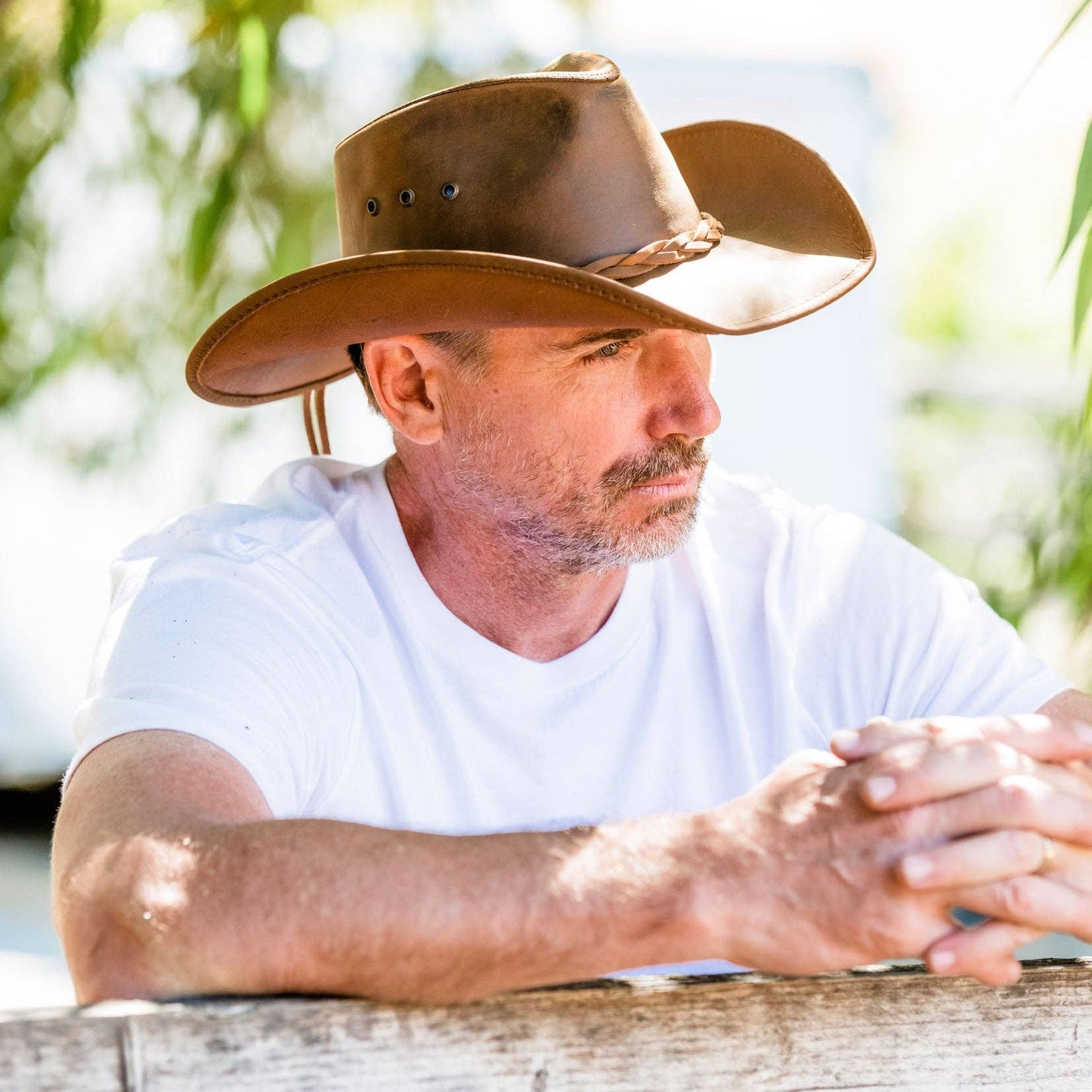 Premium Shapable Leather Cowboy Hat - Style Hollywood