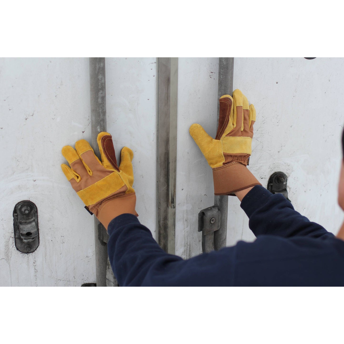 HANDS ON™ Premium Double Leather Palm Gloves