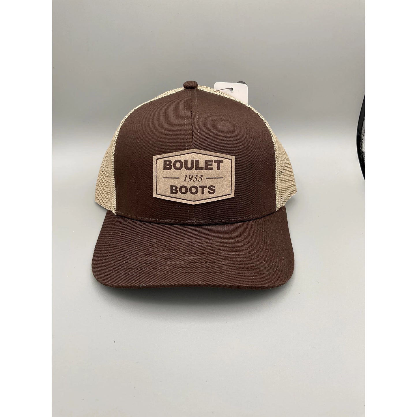 Boulet Boots Men’s Leather Patch Hats