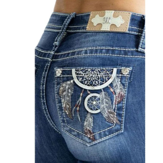 MISS ME Ladies Jeans M9351BV Mid Rise