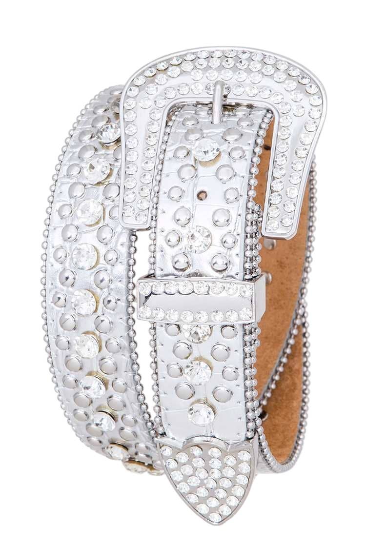 Crystal Buckle Iconic Fashion Belt