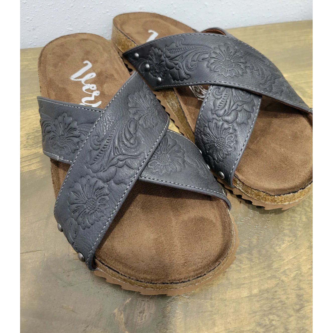 Very-G Grey Jaycee Sandals