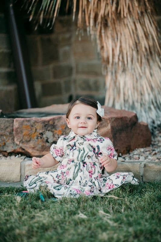 Cactus Floral Flow Dress