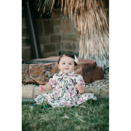 Cactus Floral Flow Dress
