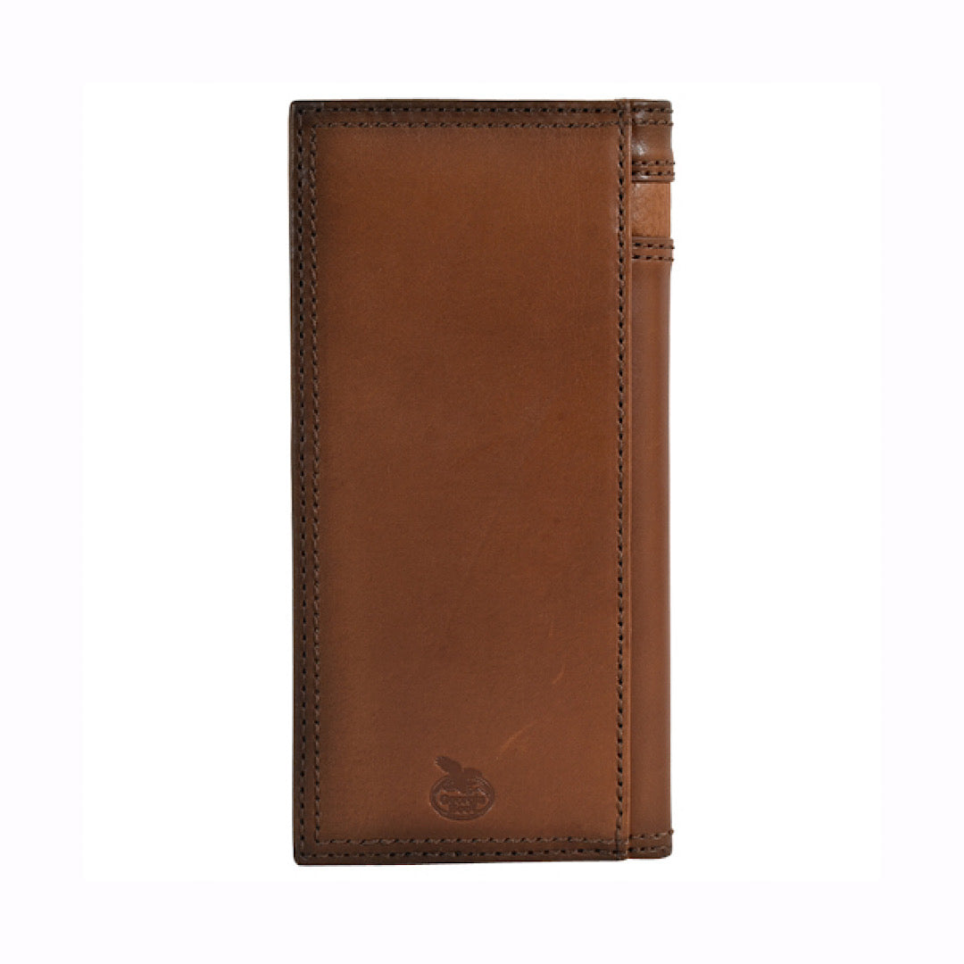 Georgia Boot - Brown Leather Men’s Tall Checkbook Cover/Wallet 2137137