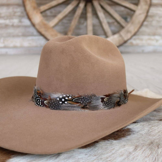 Feather Hat Band - Spotted Eagle