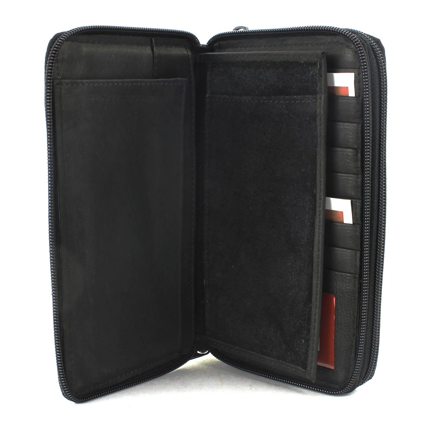 Double Zipper Women's Clutch 15585