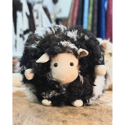 Black & White- Genuine Tibetan Sheep Plushy Toy