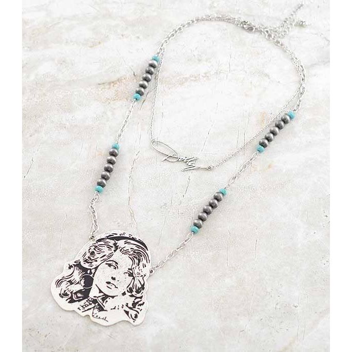 Western Dolly Navajo Pearl Layered Necklace
