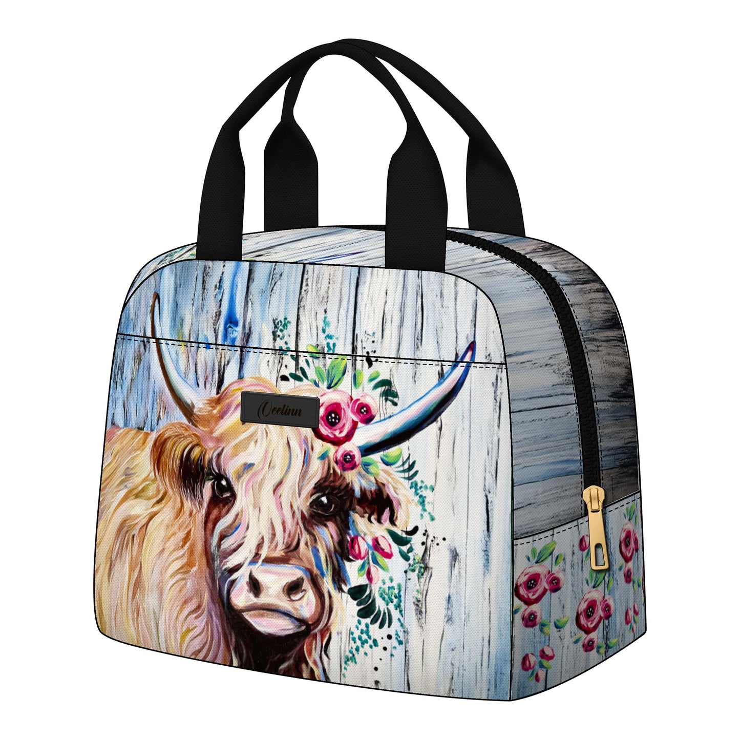 Highland Cow Lunch Bag for Adults Affordable, High-Quality, and Full of Rustic Charm