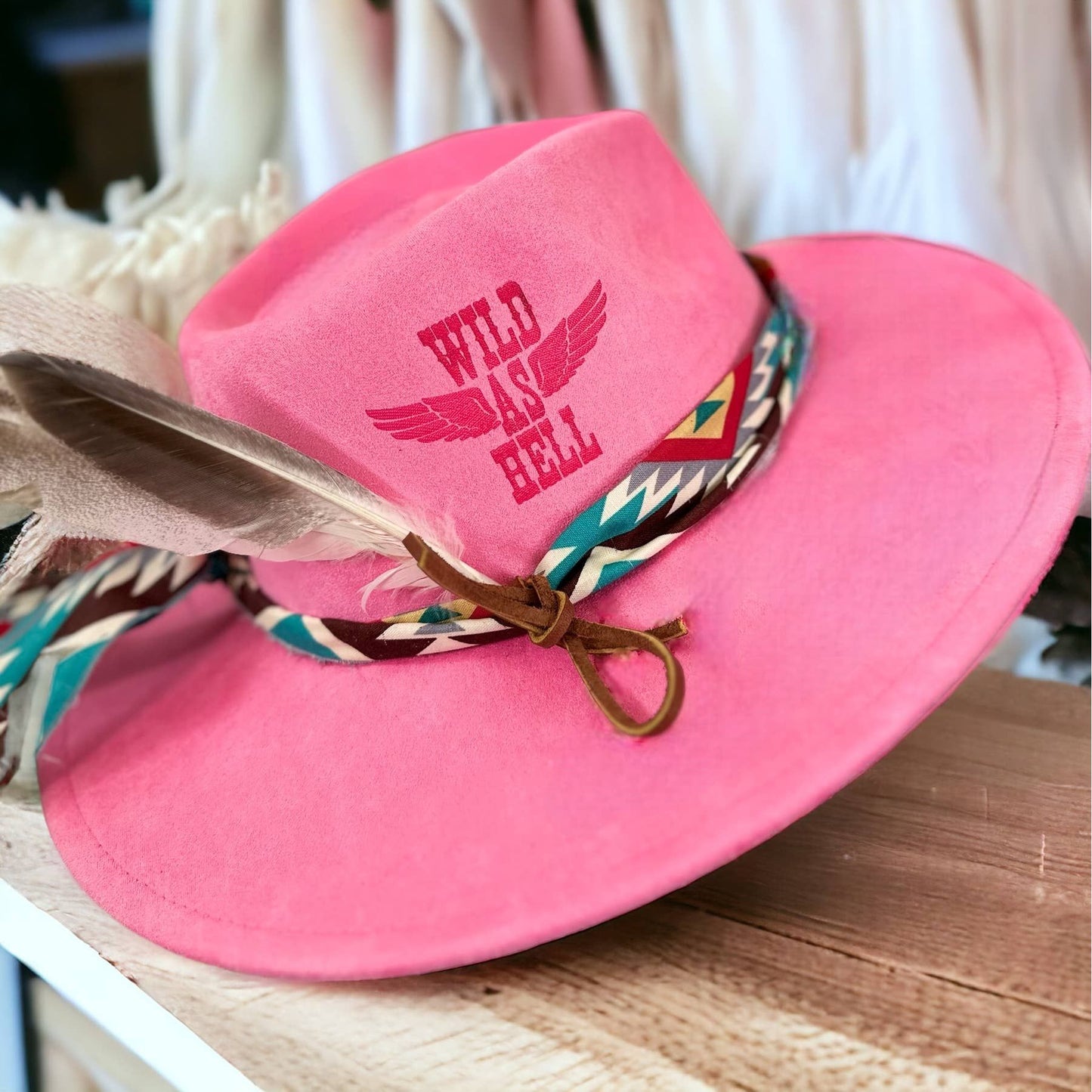 Wild Indigo - Wild As Hell Burned Western Cowboy Hat