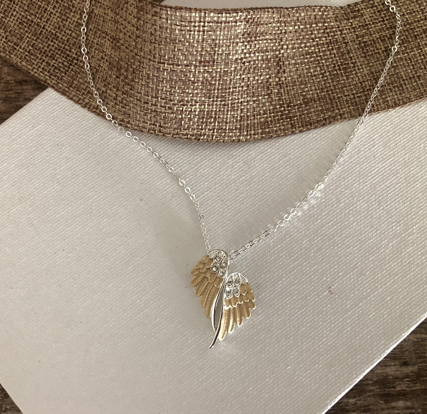 Angel Wings Petite Necklace