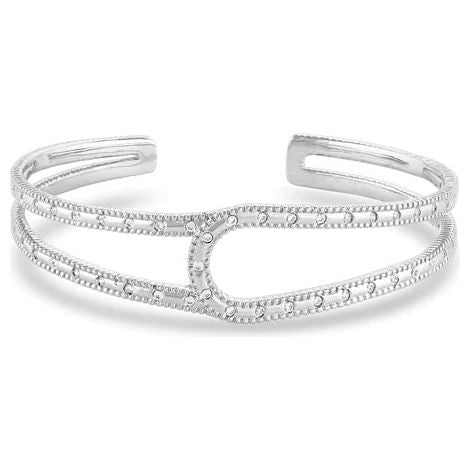 Montana Silversmiths In Step Crystal Cuff Bracelet