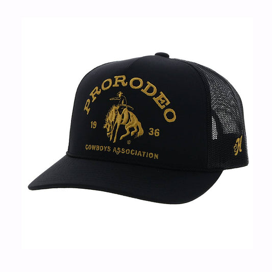 Hooey - Pro Rodeo Black Snap Back Men’s Ball Cap 2263T-BK