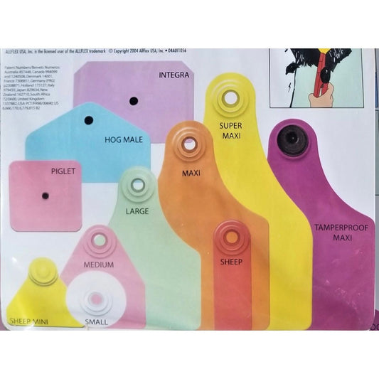 AllFlex Med Fem-Sm Tags 25/pk