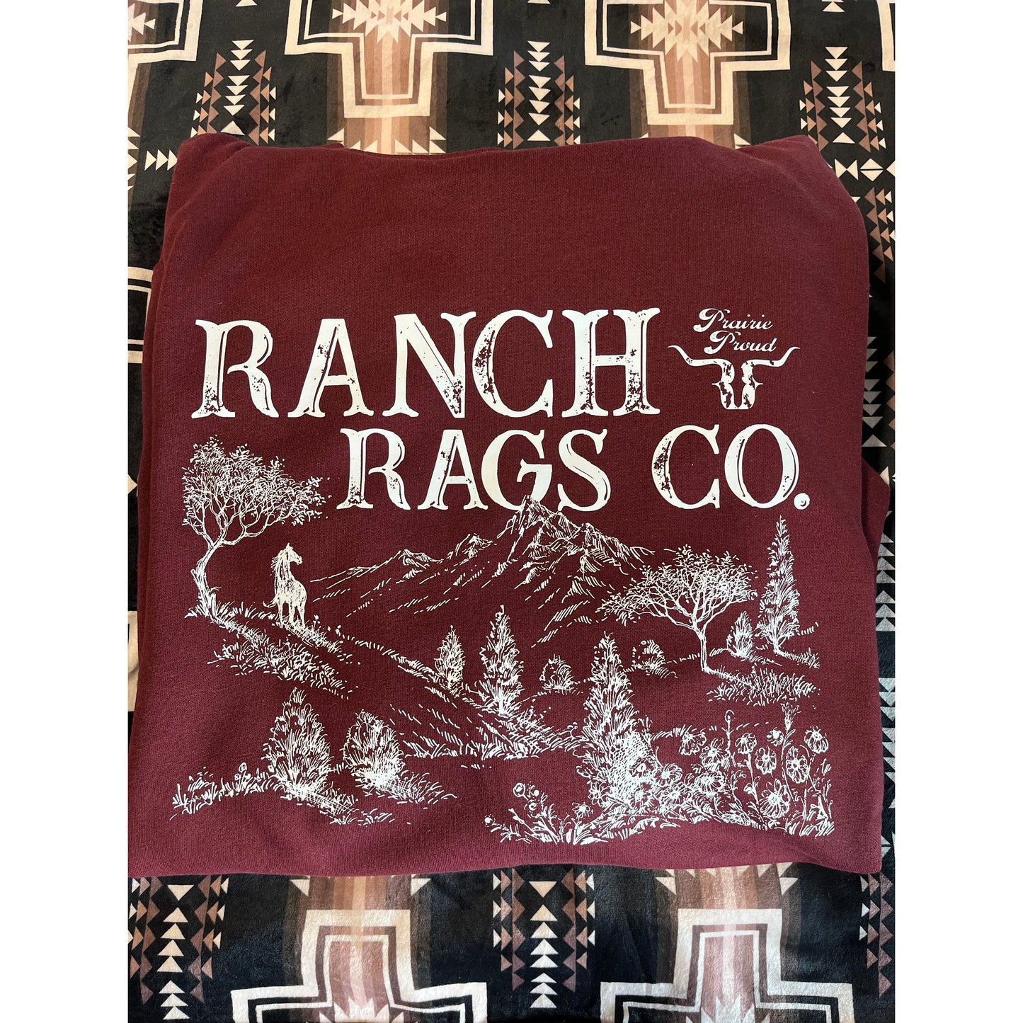 Ranch Rags Prairie Proud Scenic Hoodie