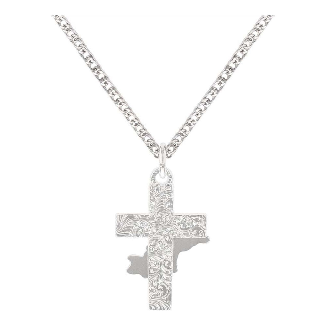 Bullrider Cross Necklace