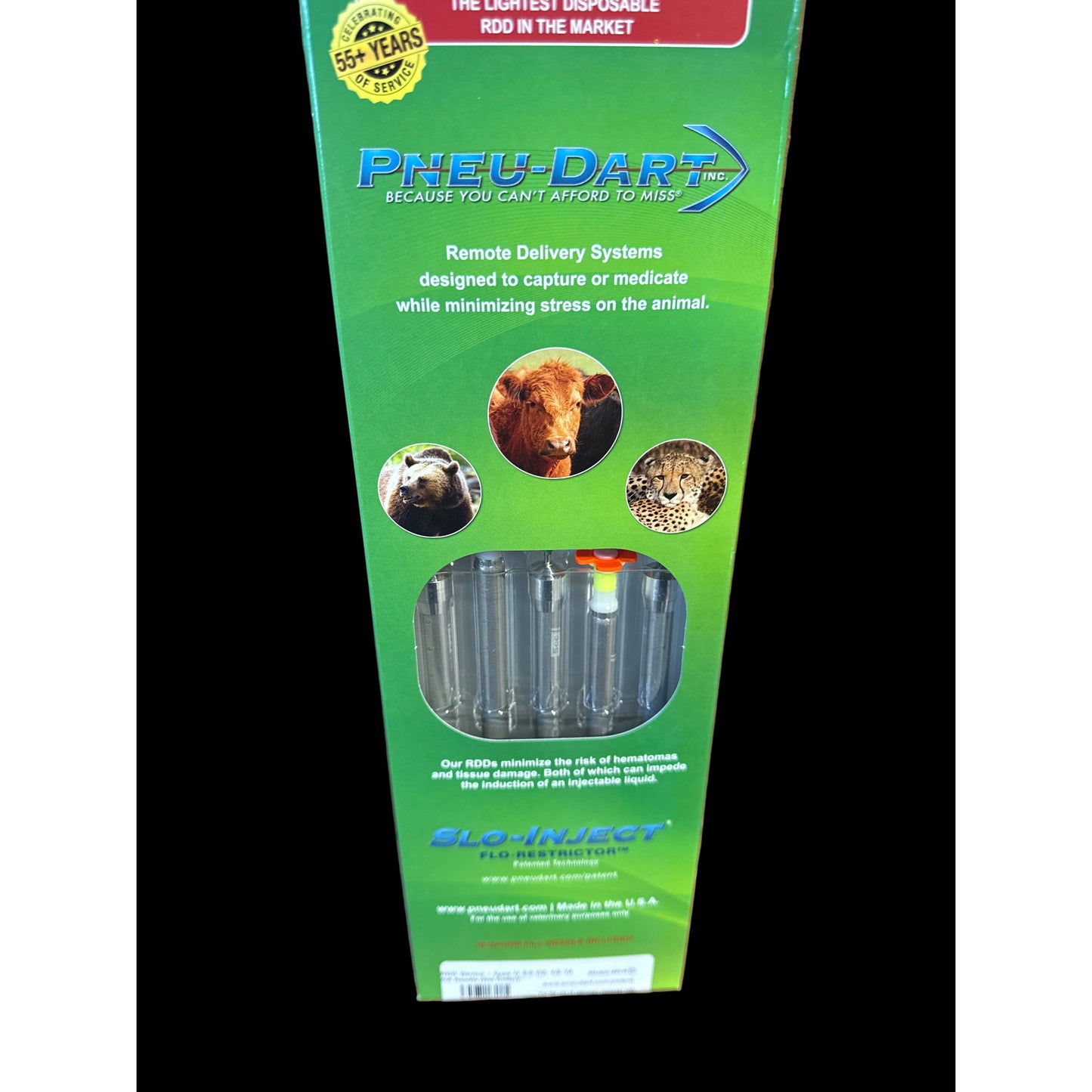 Pneu Dart Type U 5 cc 1/2” 14 Gauge Needle