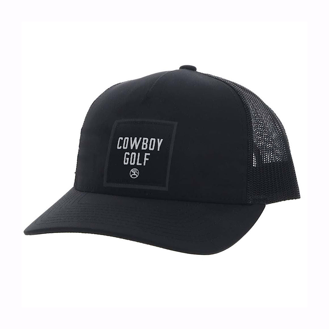 Hooey - Cowboy Golf Black Snap Back Men’s Ball Cap 2245T-BK