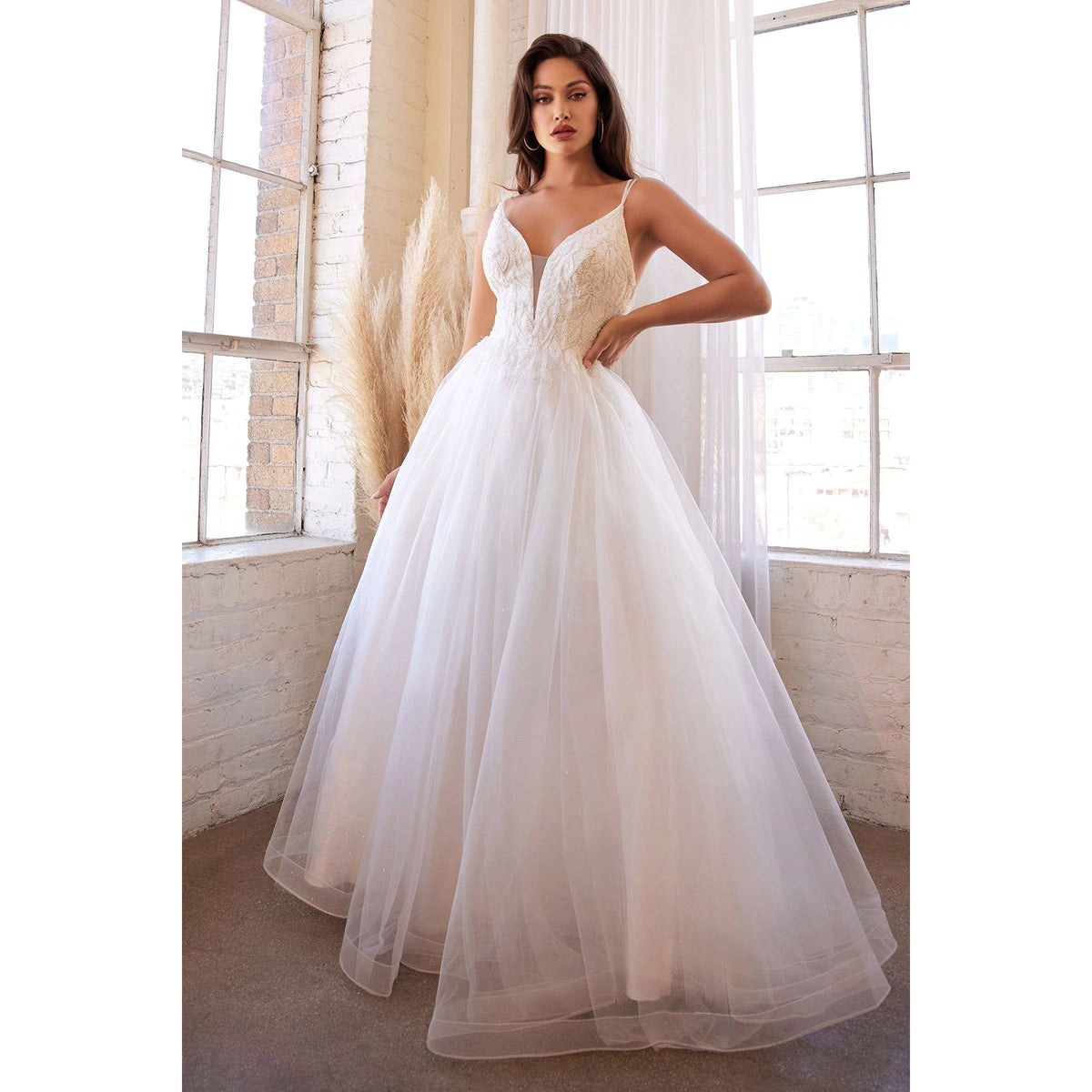 Layered Tulle Bridal Gown