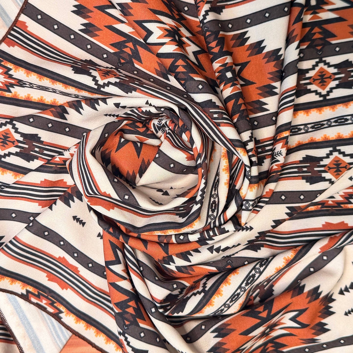 AV3003 AZTEC PRINT SQUARE WOVEN WILD RAG 28x28