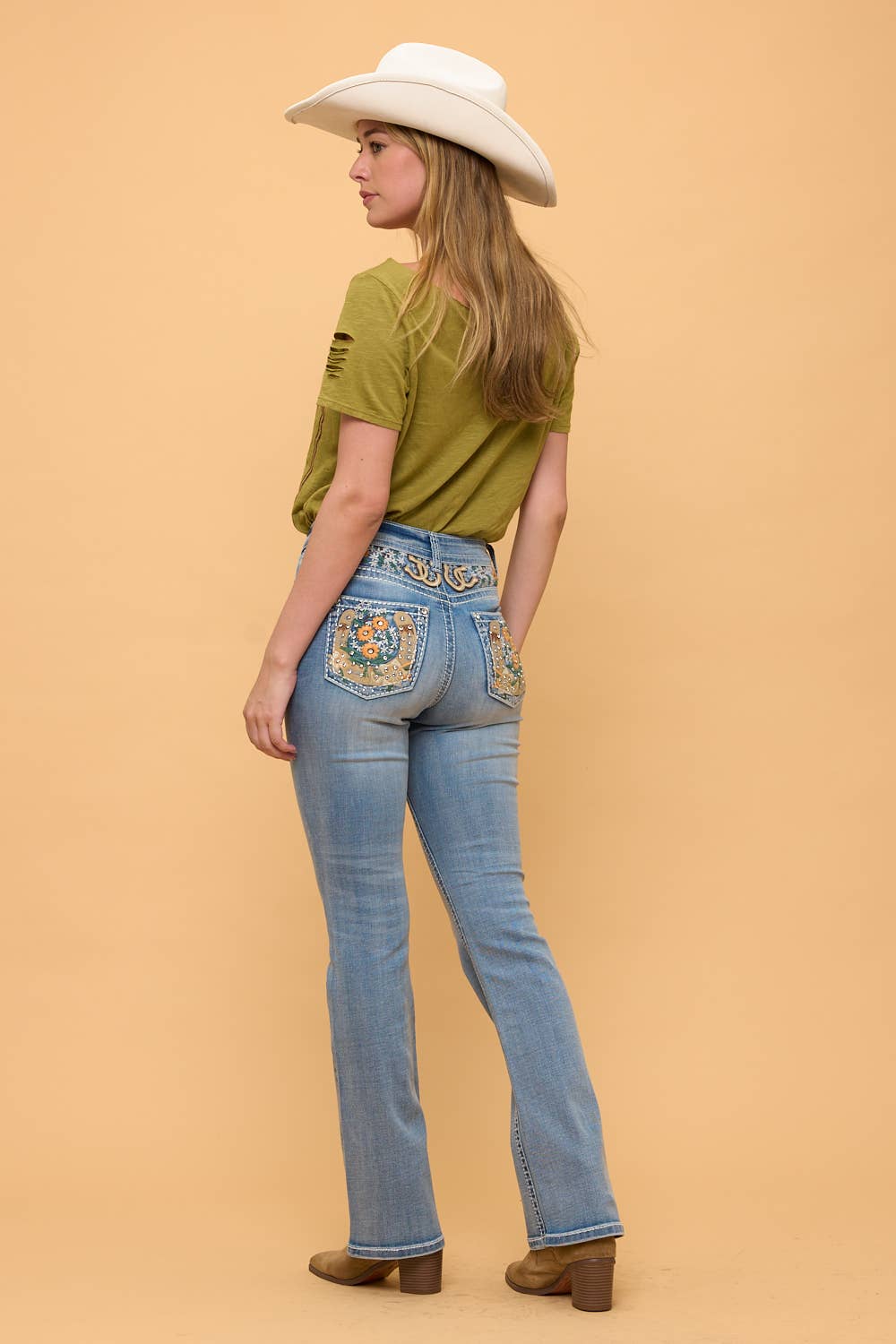Westfield Eagle, Ladies Jeans, Bootcut, Horseshoe WT-789