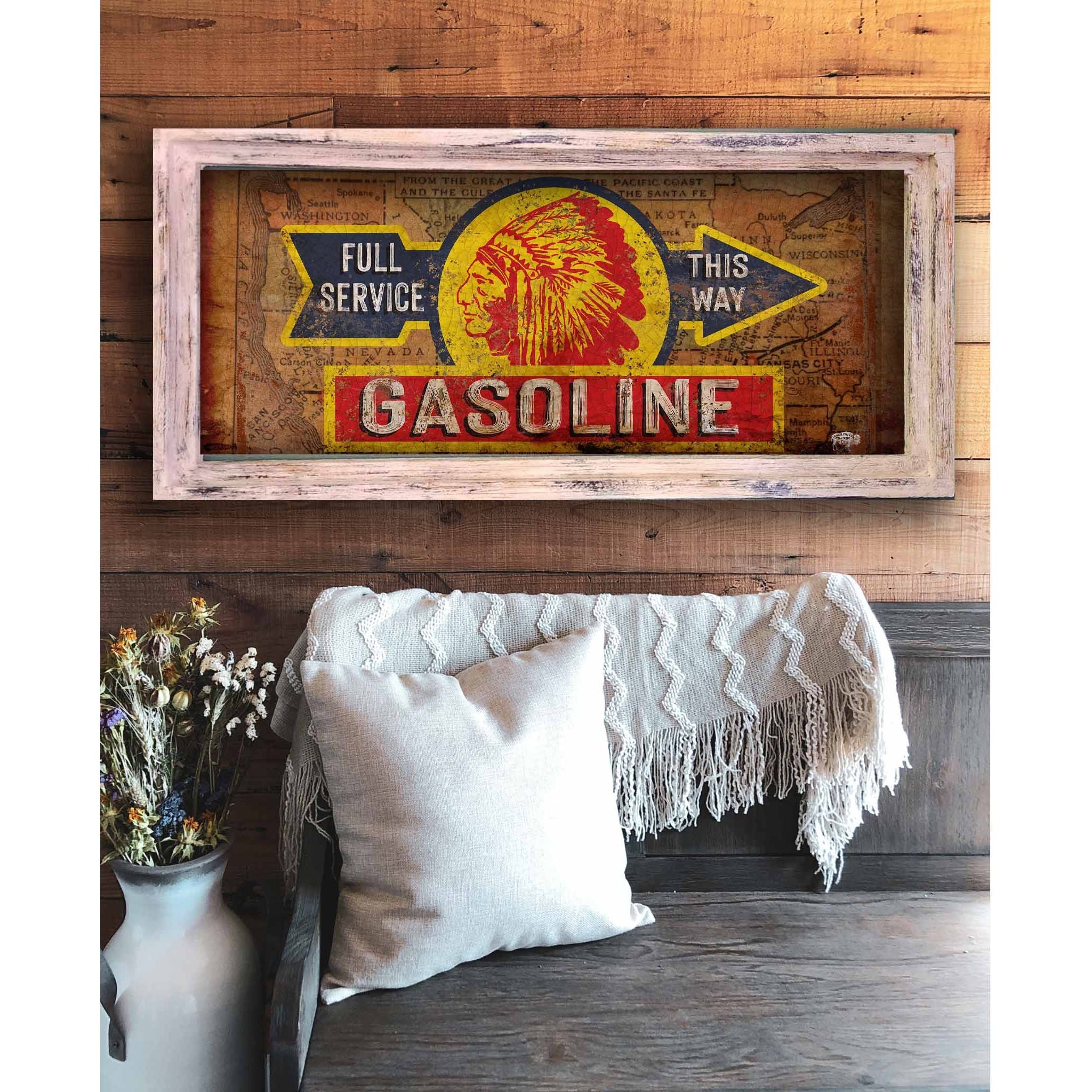 Gasoline - 18" x 36" Large Rectangle Artwork