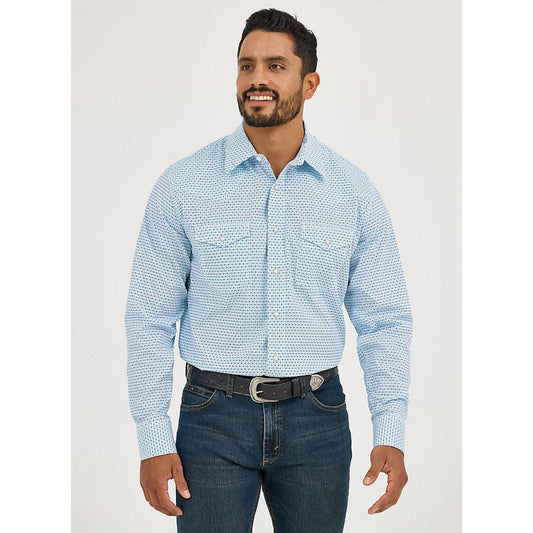 MEN'S 20X® COMPETITION ADVANCED COMFORT LONG SLEEVE TWO POCKET WESTERN SNAP SHIRT - 112365390