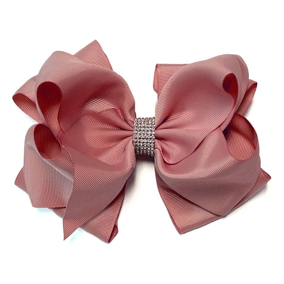 WILD ROSE 7.5"RHINESTONE  HAIR BOWS