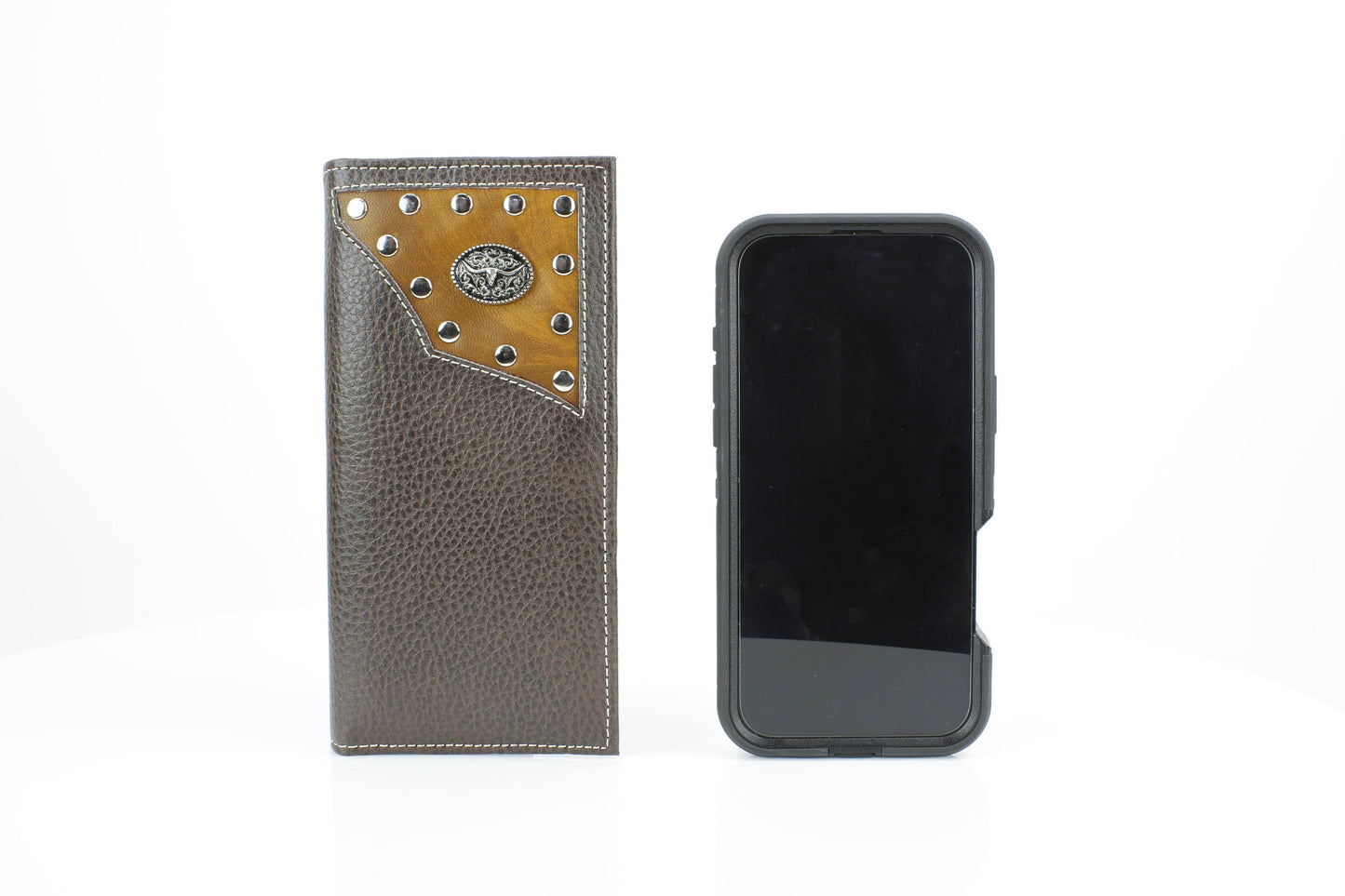 Rodeo Wallet with Bison Head Concho VL880