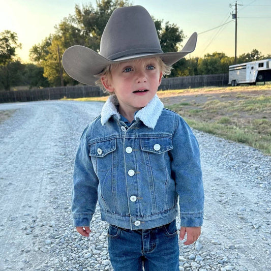 Shea Baby - Boys Denim Wool Jacket
