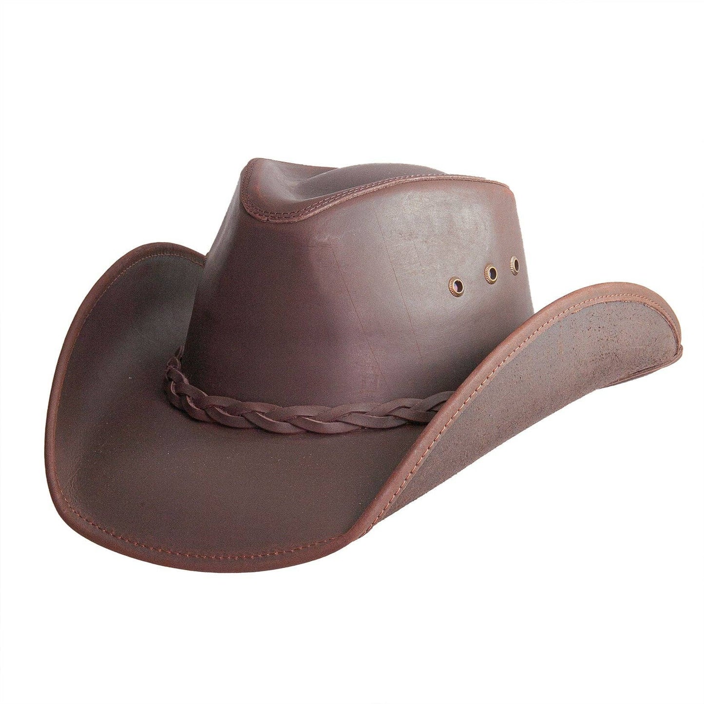 Premium Shapable Leather Cowboy Hat - Style Hollywood