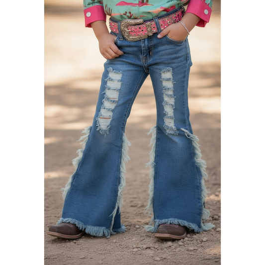 Bootcut denim pants. PNG65153036
