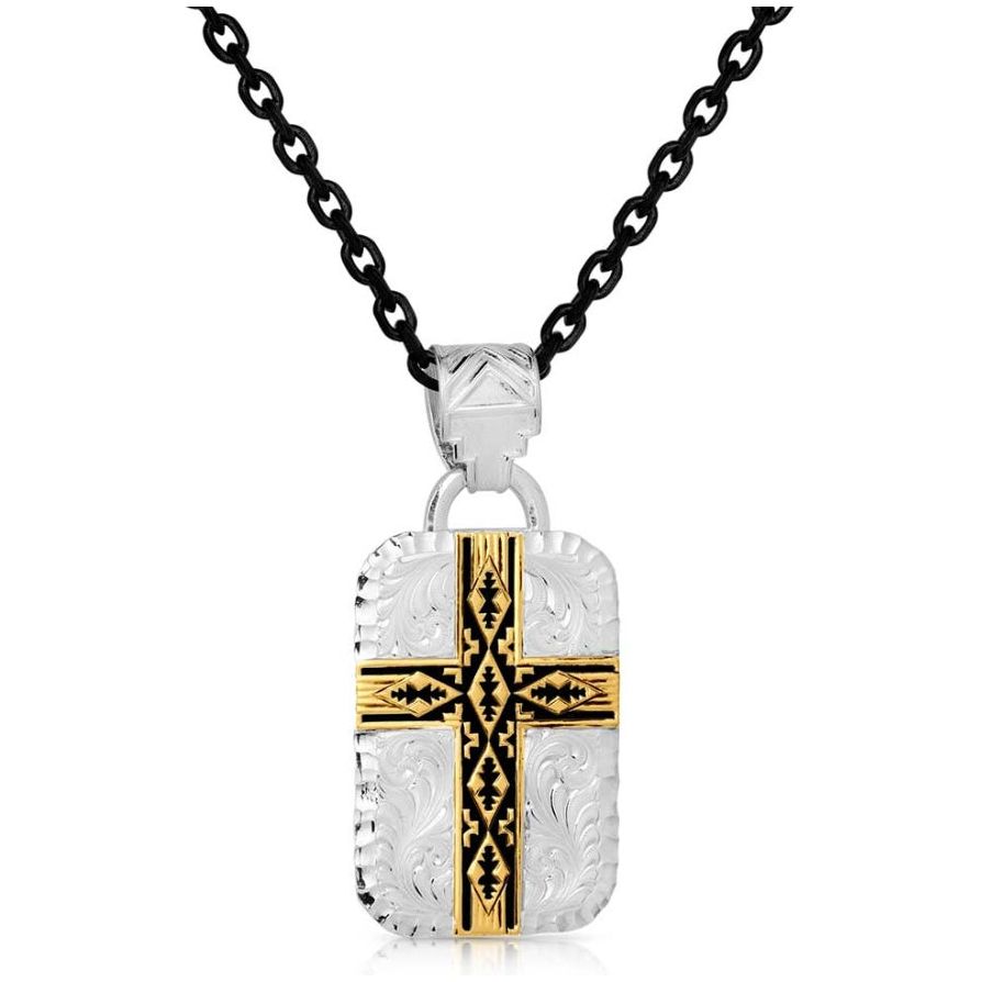 Trust And Honor Southwestern Cross DogTag