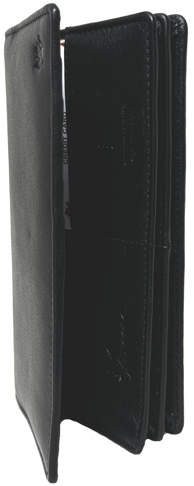 Genuine Cowhide Leather Breast/Coat RFID Card Wallet #4609