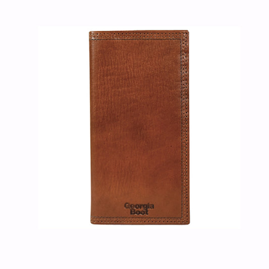 Georgia Boot - Brown Leather Men’s Tall Checkbook Cover/Wallet 2015137