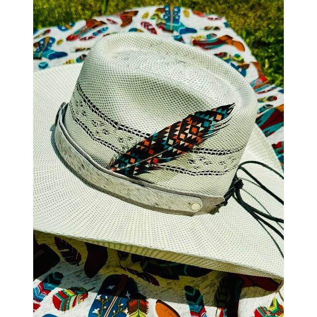 Midnight Desert Hat Feather - Western Hat Accessory