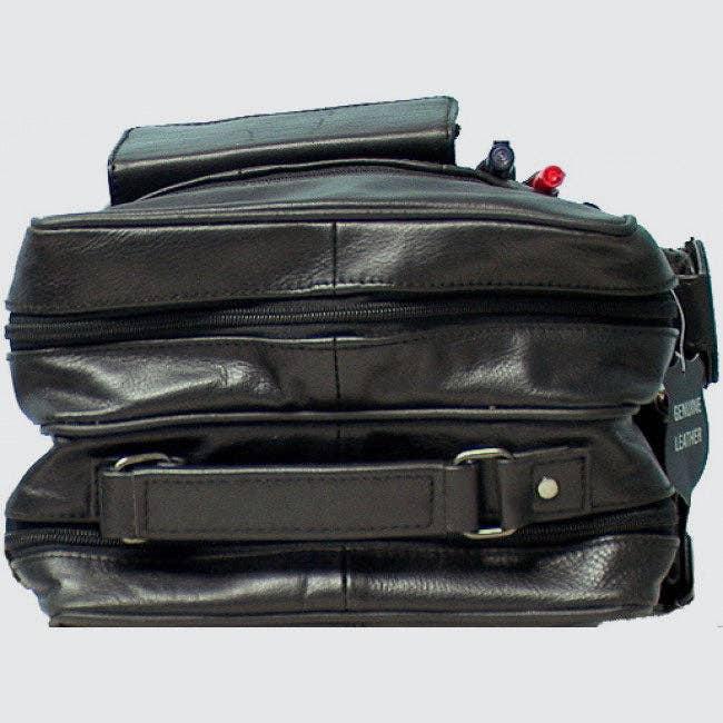 IGI CANADA - Genuine Leather Men's Large Shoulder Messenger Bag # 8550