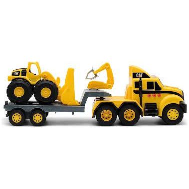 Cat - Heavy Movers Heavy Truck with Flatbed Trailer & Loader 82288