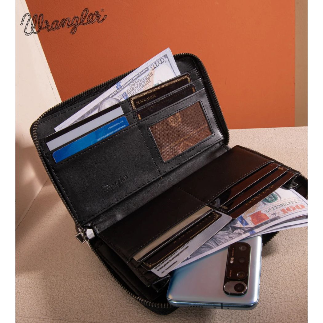 Wrangler Denim Patchwork Wallet WG164-W006
