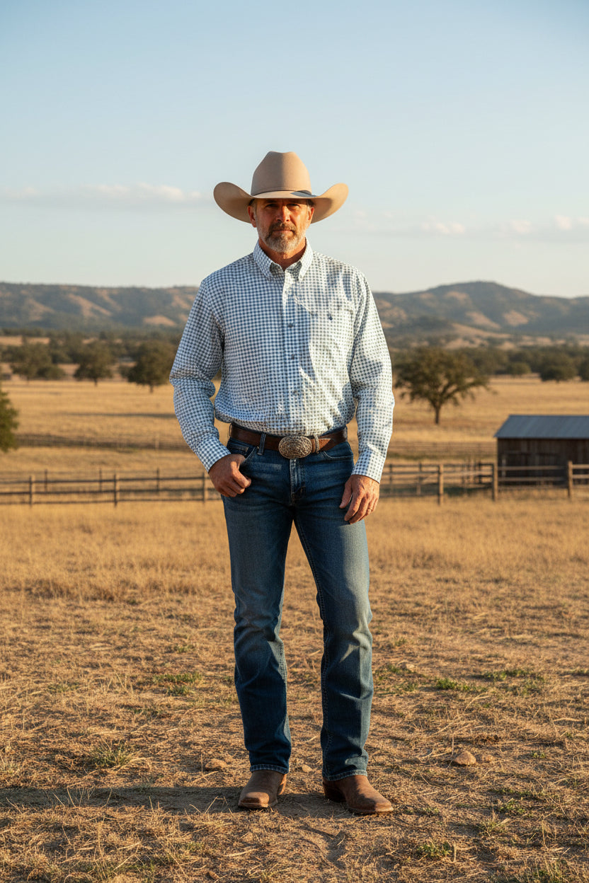 Wrangler Men's, George Straight, Long Sleeve, 112381967