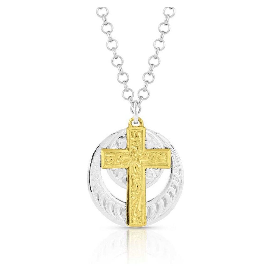 Montana Silversmiths World of Faith Cross Necklace