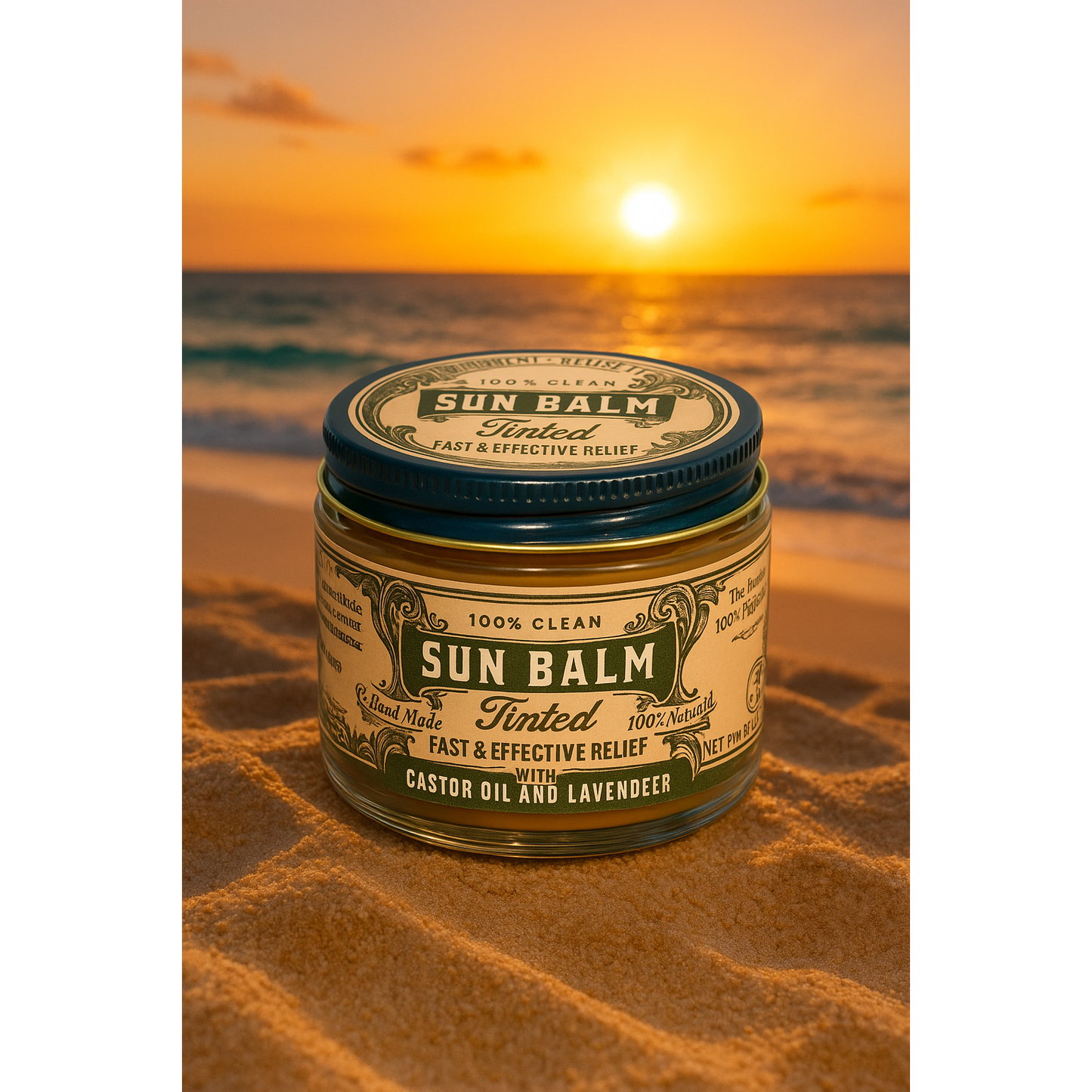 Sun Balm - Tinted Tallow Lavender Sunscreen