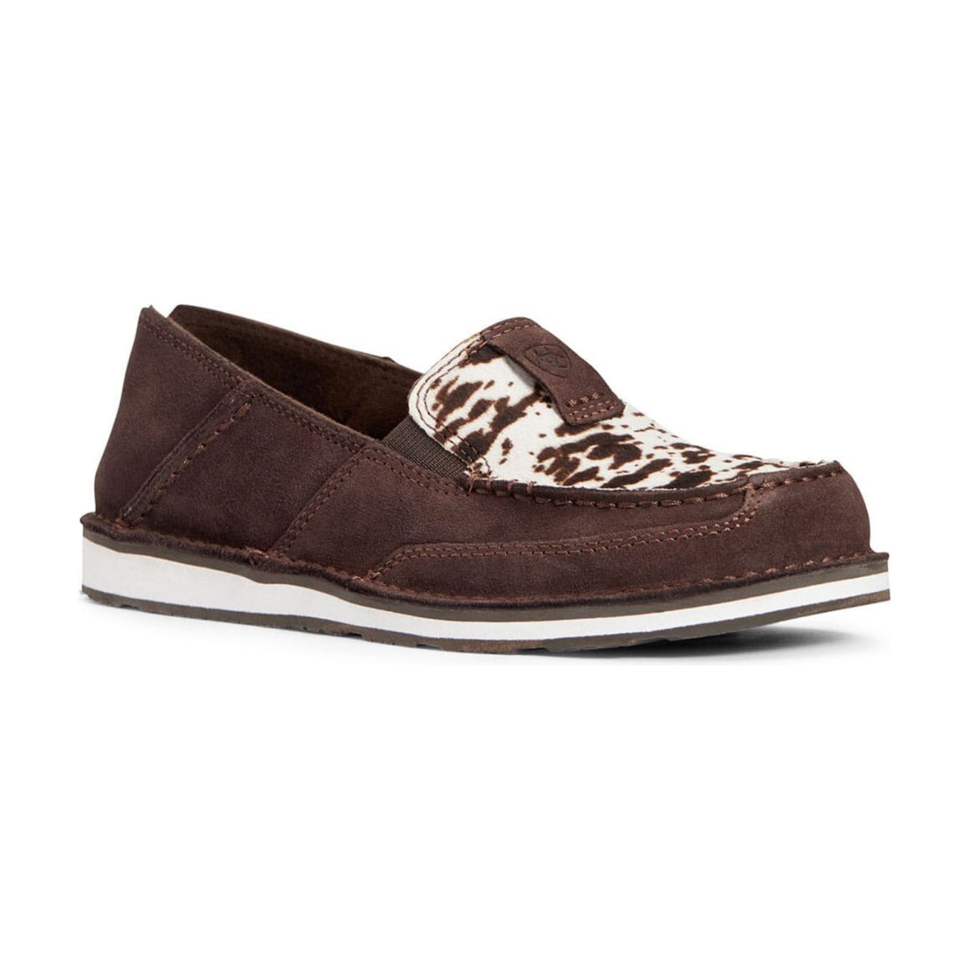 Ariat Women’s Cruiser - Chocolate Chip Suede / Spotted Hair On