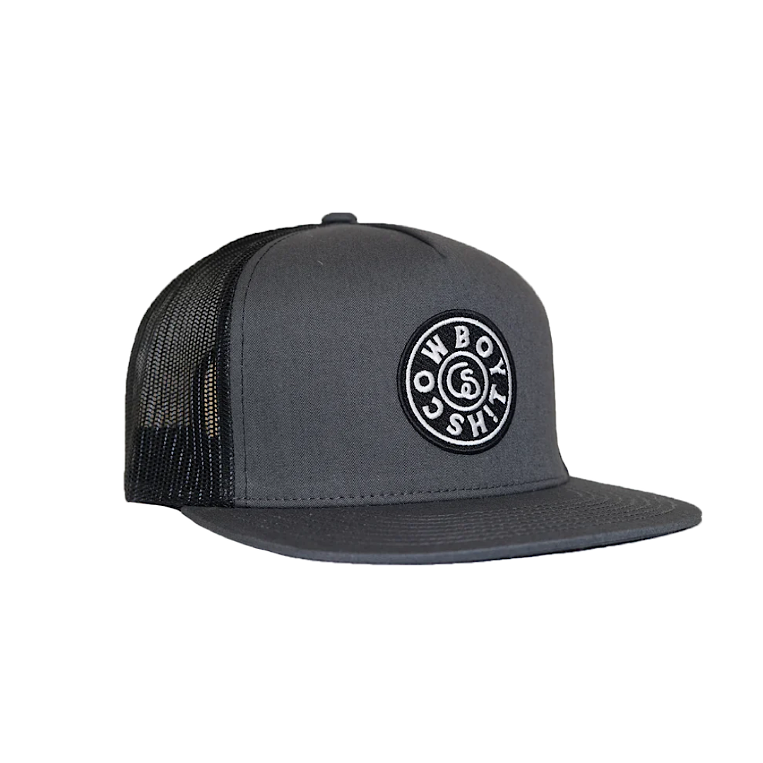 Cowboy Sh*t - The 118 Grey & Black Snap Back Men’s Ball Cap