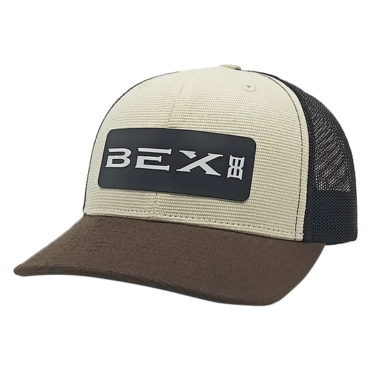 Bex - Marshall Tan & Black Snap Back Men’s Ball Cap H0191TB