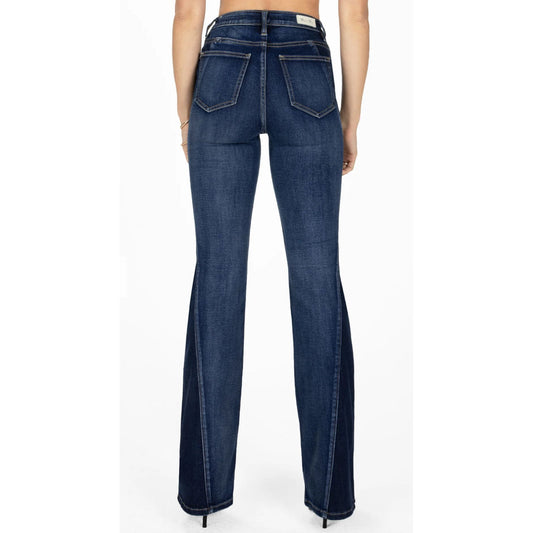 * Miss Me Ladies Jeans High-Rise Slim Flare H3636LF84