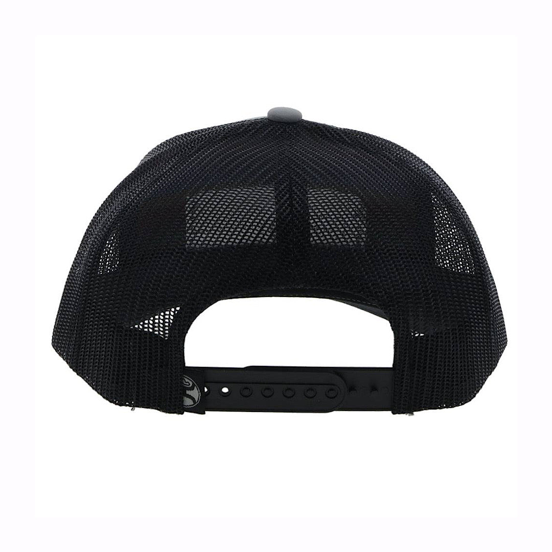 Hooey - Horizon Grey & Black Snap Back Men’s Ball Cap 2135T-GYBK