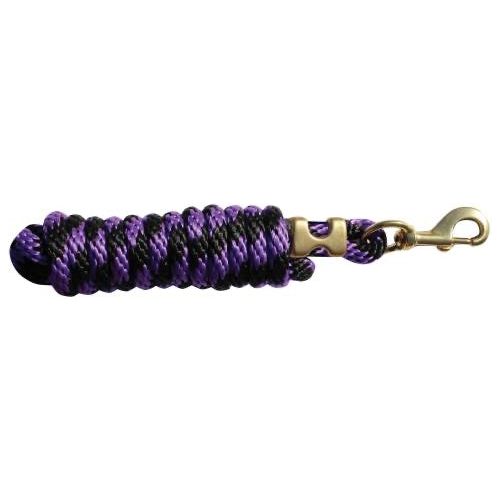 PC Poly Lead 10’ Black/Purple